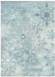 Stamperia A4 rizspapír csom. - The Owl's House snowflakes