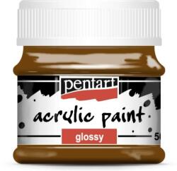 Pentart Fényes akrilfesték 50 ml gesztenye