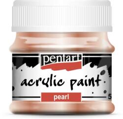 Pentart Gyöngyház akrilfesték 50 ml barack