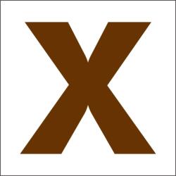 Penta collection Fabetű 45mm, 10 db/csomag X