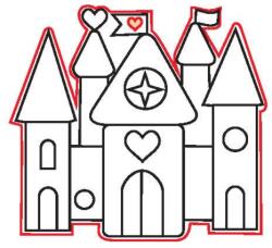 Penta collection Fafigura, 5 db/csomag - templom 255