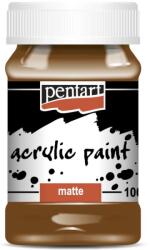 Pentart Matt akrilfesték 100 ml gesztenye 3171