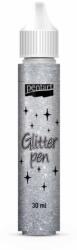 Pentart Csillámtoll, 30 ml ezüst