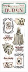Stamperia Rub-on cm 10, 16x21, 6 - Master of Magic cartomagic