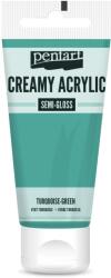 Pentart Krémes akrilfesték selyemfényű 200 ml türkizzöld