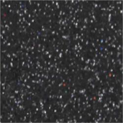 Penta collection Dekorgumi - glitteres, fekete 20x30 cm