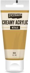 Pentart Krémes akrilfesték metál 60 ml arany