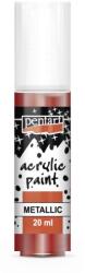 Pentart Metál akrilfesték 20 ml bordó