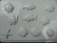 Penta collection Gipszkiöntő forma, normál - 3D Halak