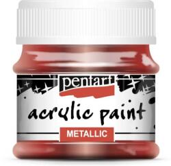 Pentart Metál akrilfesték 50 ml bordó