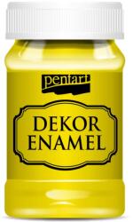 Pentart Dekor Zománcfesték 100 ml sárga