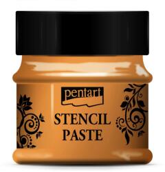 Pentart Stencilező paszta metál 50 ml bronz