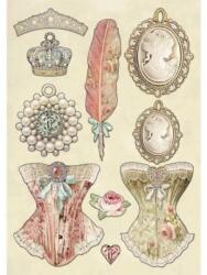 Stamperia Fafigura, színes - A5 - Hercegnői ékszerek