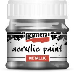Pentart Metál akrilfesték 50 ml grafit