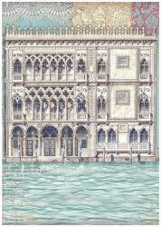 Stamperia A4 rizspapír csom. - Venice City of Art Venice Palace museum