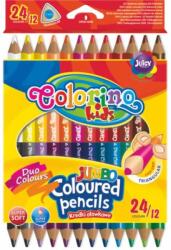 Penta Collection Colorino Kids JUMBO trio kétvégű 12/24 színesceruzakészlet