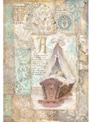 Stamperia A4 rizspapír csom. - Csipkerózsika bölcső