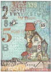 Stamperia A4 rizspapír csom. - Furry Friends house