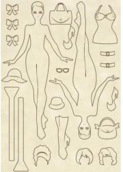 Stamperia Fa figura - A5 -Wilma Doll