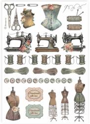 Stamperia A4 rizspapír csom. - Manöken