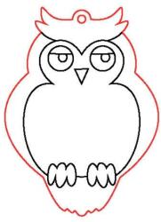 Penta collection Fafigura, 5 db/csomag - bagoly 393