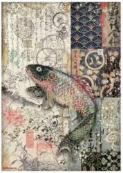 Stamperia A4 Rizspapír csom. Sir Vagabond Japánban géphal