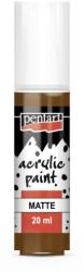 Pentart Matt akrilfesték 20 ml gesztenye