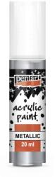 Pentart Metál akrilfesték 20 ml ólom