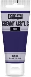 Pentart Krémes akrilfesték matt 60 ml sötétkék