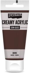 Pentart Krémes akrilfesték selyemfényű 60 ml barna