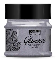 Pentart Glamour metál 50 ml óezüst