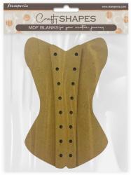 Stamperia MDF figurák: Old Lace corset
