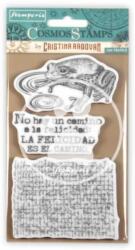 Stamperia HD term. gumi pecsételő 10 x 16, 5 cm - Kozmosz béka