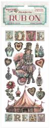 Stamperia Rub-on cm 10, 16x21, 6 - Master of Magic circus