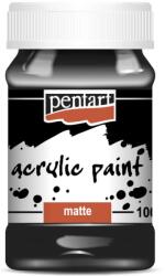 Pentart Matt akrilfesték 100 ml fekete