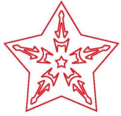 Penta collection Fafigura, 5 db/csomag - csillag 194