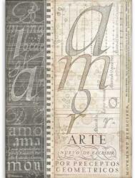 Stamperia Dekupázs rizspapír A4 csom. - ABC