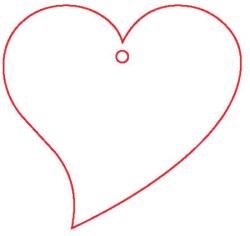 Penta collection Fafigura, 5 db/csomag - szivecske 106