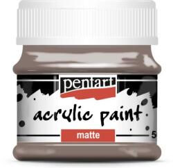 Pentart Matt akrilfesték 50 ml vintage barna