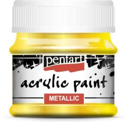 Pentart Metál akrilfesték 50 ml metál sárga