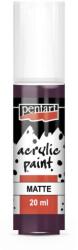 Pentart Matt akrilfesték 20 ml padlizsán