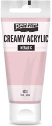 Pentart Krémes akrilfesték metál 60 ml rózsaszín