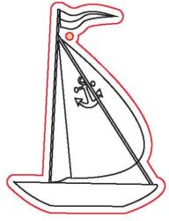 Penta collection Fafigura, 5 db/csomag - vitorlás 188