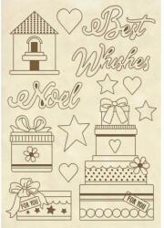 Stamperia Fa figura - A5 - "Best wishes Noel
