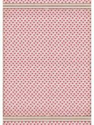 Stamperia Dekupázs rizspapír A3 csom. - Alice szívecskék