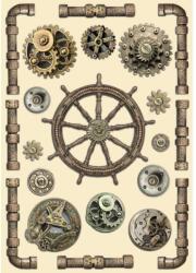 Stamperia Színes fafigurák A5 - Songs of the Sea rudder and pipes