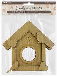 Stamperia MDF figura: Create Happiness Dewdrops Nest