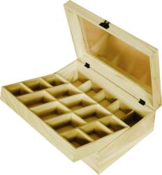 Penta collection Tárolódoboz, dupla szintes, átlátszó tetős 30 x 19, 5 x 10 cm