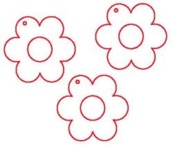 Penta collection Fafigura, 15 db/csomag - virág 329