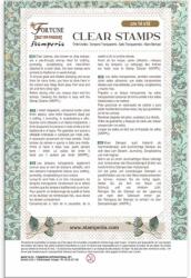 Stamperia Akril pecsételő cm 14x18 - Fortune elements